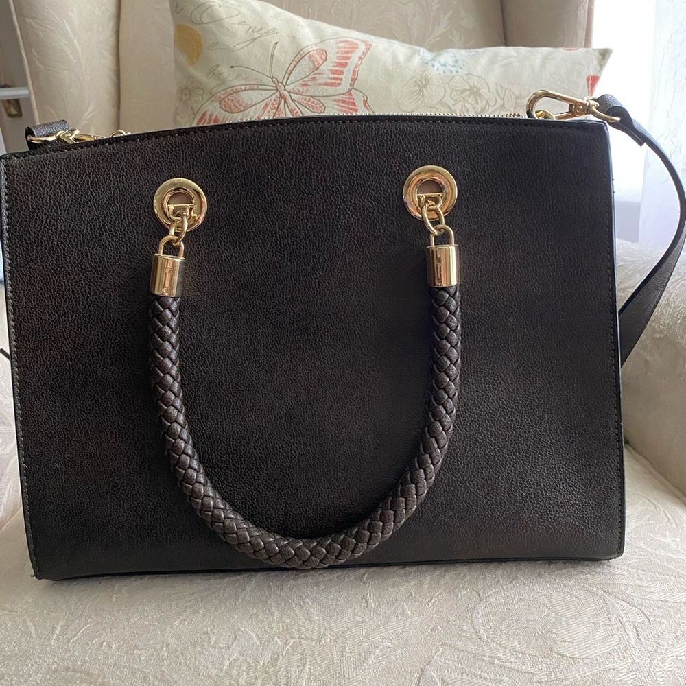 Dark Brown Tote Bag